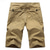 voordelige werk shorts-Voor heren Chino Short korte broek Werkshorts Zak Effen Knielengte Buiten Dagelijks Uitgaan Katoenmix Modieus Streetwear Groen Khaki Micro-elastisch