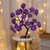 cheap Decorative Lights-LED Rose Flower Table Lamp Valentine Tree Fairy Lights 24LED Rose Flower Tree Lights Valentine&#039;s Day USB Table Lamp Fairy Maple Leaf Night Light Home Party Christmas Wedding Bedroom Decoration Gift