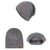 cheap Men-Men&#039;s Hat Beanie / Slouchy Beanie Hat Winter Hats Cap Knit Cuffed Outdoor clothing Casual Daily Knitted Fleece Plain Warm Black
