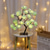 cheap Decorative Lights-LED Rose Flower Table Lamp Valentine Tree Fairy Lights 24LED Rose Flower Tree Lights Valentine&#039;s Day USB Table Lamp Fairy Maple Leaf Night Light Home Party Christmas Wedding Bedroom Decoration Gift
