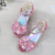 cheap Accessories-Frozen Fairytale Princess Elsa Shoes Girls&#039; Movie Cosplay Sequins Halloween Silver Golden Rosy Pink Shoes Halloween Carnival Masquerade Polyester Plastics World Book Day Costumes
