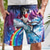 billiga Badkläder till herr-Herr Badshorts Bermudashorts Boardshorts Beach Shorts Snörning Elastisk midja 3D-utskrift Grafisk Katt Haj Andningsfunktion Snabb tork Kort Ledigt Dagligen Helgdag Boho Streetwear Blå Microelastisk