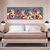 cheap Animal Paintings-Oil Painting 100% Handmade Hand Painted Wall Art On Canvas Colorful Cattles Animal Series Modern Abstract Home Decoration Decor Rolled Canvas No Frame Unstretched 150*50cm