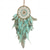 preiswerte Traumfänger-grüner Traumfänger handgefertigtes Geschenk Federhaken Blume Windspiel Ornament Wandbehang Dekor Kunst Boho-Stil 16x65cm/6.3&#039;&#039;x23.6&#039;&#039;