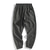 cheap Classic-Men&#039;s Joggers Linen Pants Trousers Summer Pants Pocket Drawstring Elastic Waist Plain Comfort Breathable Full Length Casual Daily Holiday Linen / Cotton Blend Fashion Classic Black White