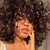cheap Synthetic Trendy Wigs-Short Curly Wigs for Black Women Afro Curly Wigs with Bangs Big Curly Wig Blonde Wigs for Black Women Light Brown Short Wigs Black Synthetic Hair Natural Wigs
