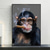 cheap Animal Prints-Wall Art Canvas Monkey Smoking a Cigar Paintings on the Wall Art Posters and Prints Animals Nordic Pictures Home Wall Decoration Without Frame Painting Core