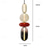abordables Diseño cluster-Lámpara colgante led de vidrio, luz de isla moderna, luz de noche, 16 cm, diseño único, estilo nórdico, 220-240 v, 110-120 v