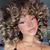 cheap Synthetic Trendy Wigs-Short Curly Wigs for Black Women Afro Curly Wigs with Bangs Big Curly Wig Blonde Wigs for Black Women Light Brown Short Wigs Black Synthetic Hair Natural Wigs