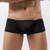 baratos Moda Íntima Exótica para Homem-Homens Roupa Íntima Cueca Boxer 1 PC Roupa de baixo Sensual Cor imaculada Elastano Cintura Baixa Sexy Comfort Preto Branco Roxo S M L