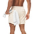 cheap Men&#039;s Swim Shorts-Men&#039;s Board Shorts Running Shorts Drawstring Elastic Waist Plain Outdoor Going out Cotton Blend Fashion Streetwear Black White Micro-elastic