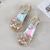 cheap Accessories-Frozen Fairytale Princess Elsa Shoes Girls&#039; Movie Cosplay Sequins Halloween Silver Golden Rosy Pink Shoes Halloween Carnival Masquerade Polyester Plastics World Book Day Costumes