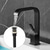 cheap Classical-Waterfall Bathroom Sink Mixer Faucet, Monobloc Basin Taps Single Handle Wash Basin Faucets with Hot and Cold Hose Vessel Water Brass Tap Deck Mounted