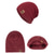cheap Men-Men&#039;s Hat Beanie / Slouchy Beanie Hat Winter Hats Cap Knit Cuffed Outdoor clothing Casual Daily Knitted Fleece Plain Warm Black