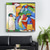 abordables Peintures Célèbres-Peinture à l&#039;huile faite à la main toile art mural décoration célèbre wassily kandinsky abstrait pour la décoration intérieure roulé sans cadre peinture non étirée