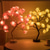 cheap Decorative Lights-LED Rose Flower Table Lamp Valentine Tree Fairy Lights 24LED Rose Flower Tree Lights Valentine&#039;s Day USB Table Lamp Fairy Maple Leaf Night Light Home Party Christmas Wedding Bedroom Decoration Gift