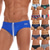 ieftine Pantaloni scurți de baie pentru bărbați-Bărbați Pantaloni Scurți de Înot Boxeri înot Slipi înot Spandex Pantaloni Respirabil Uscare rapidă Micro-elastic 2 în 1 Cordon - Înot Surfing Plajă Sporturi Acvatice  Mată Primăvară Vară