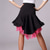 cheap Latin Dancewear-Latin Dance Skirts Fringed Tassel Ruching Pure Color Women&#039;s Performance Training High Polyester