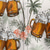 baratos Comida &amp; Bebidas-Homens Estampas Abstratas Cerveja Folhas Camisa Social Camisa havaiana Camiseta Aloha Manga Curta Tropical Moda Havaiana Rua Casual Havaiana Verão Primavera Aberto para a Lateral Imprimir Botão para