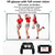 abordables Videojuegos-Gafas de Realidad Virtual 3D VR 3D Cascos de Realidad Virtual Gafas Inteligentes Casco para Smartphones Teléfono Móvil 7 Pulgadas Lentes Binoculares con Controladores Regalo del Día de San Valentín