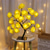 cheap Decorative Lights-LED Rose Flower Table Lamp Valentine Tree Fairy Lights 24LED Rose Flower Tree Lights Valentine&#039;s Day USB Table Lamp Fairy Maple Leaf Night Light Home Party Christmas Wedding Bedroom Decoration Gift