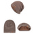 cheap Men-Men&#039;s Hat Beanie / Slouchy Beanie Hat Winter Hats Cap Knit Cuffed Outdoor clothing Casual Daily Knitted Fleece Plain Warm Black