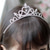 billiga Accessoarer-Snödrottning Frostig Sagolikt Prinsessa Elsa Krona Kristall diadem Cosplay for Flickor Barn Karnival Maskerad