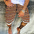 cheap Beach Shorts-Men&#039;s Boho Beach Shorts Ethnic Style Board Shorts Swim Shorts Swim Trunks Print Geometric Skull Stripe Comfort Knee Length Outdoor Daily Holiday Casual Hip-Hop Low Waist Micro-elastic