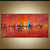 cheap Abstract Paintings-Handmade Oil Painting Canvas Wall Art Decoration Abstract  Seascape Painting Color Sailboat for Home Decor Rolled Frameless Unstretched Painting
