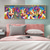 cheap Animal Paintings-Oil Painting 100% Handmade Hand Painted Wall Art On Canvas Colorful Cattles Animal Series Modern Abstract Home Decoration Decor Rolled Canvas No Frame Unstretched 150*50cm