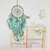 preiswerte Traumfänger-grüner Traumfänger handgefertigtes Geschenk Federhaken Blume Windspiel Ornament Wandbehang Dekor Kunst Boho-Stil 16x65cm/6.3&#039;&#039;x23.6&#039;&#039;