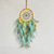 preiswerte Traumfänger-grüner Traumfänger handgefertigtes Geschenk Federhaken Blume Windspiel Ornament Wandbehang Dekor Kunst Boho-Stil 16x65cm/6.3&#039;&#039;x23.6&#039;&#039;