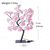 cheap Decorative Lights-LED Rose Flower Table Lamp Valentine Tree Fairy Lights 24LED Rose Flower Tree Lights Valentine&#039;s Day USB Table Lamp Fairy Maple Leaf Night Light Home Party Christmas Wedding Bedroom Decoration Gift