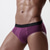 cheap Men&#039;s Briefs Underwear-Men&#039;s 3 Pack Briefs 95% Cotton Breathable Soft Plain Mid Waist Black Red