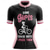 abordables Maillots pour femmes-Femmes Maillot de cyclisme Graphique Drôle Manche Courte Cyclisme Maillot Top avec 3 poches arrière VTT Vélo tout terrain Cyclisme sur route Séchage Rapide Bandes réfléchissantes Poche Arrière