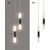 billige Sylinderdesign-led pendellys 2-lys moderne kjøkkenøy dimbar led moderne svart gull mini pendellampe, nattbord på soverommet svart liten pendellampe