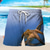 billiga Badkläder och strandshorts-Herr Badshorts Boardshorts Beach Shorts Snörning Elastisk midja 3D-utskrift Grafisk Djur Andningsfunktion Snabb tork Kort Ledigt Dagligen Helgdag Boho Hawaiisk Blå Ljusblå Microelastisk
