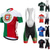 cheap Men&#039;s Clothing Sets-Men&#039;s Cycling Jersey with Bib Shorts Short Sleeve Mountain Bike MTB Road Bike Cycling Winter Black Red Dark Green Portugal National Flag Bike Clothing Suit UV Resistant Quick Dry Back Pocket Sports