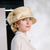 billiga Festhattar-hattar fiber bowler / cloche hatt tea party hästkapplöpning elegant med fjäder huvudbonader huvudbonader/ speciellt tillfälle
