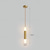 billige Sylinderdesign-led pendellys 2-lys moderne kjøkkenøy dimbar led moderne svart gull mini pendellampe, nattbord på soverommet svart liten pendellampe
