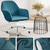 abordables Potah na křeslo a potah na křeslo-housse de chaise à oreilles velours gris canapé chaise housse pour bar café patio jardin lavable amovible fête maison hôtel