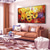 cheap Floral/Botanical Paintings-Handmade Oil Painting Canvas Wall Art Decoration Abstract Flowers Sunflower for Home Decor Rolled Frameless Unstretched Painting