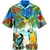 abordables Camisas hawaianas-Hombre Camisa camisa hawaiana Estampados Loro Hojas Cuello Vuelto Negro Amarillo Negro / Marrón Rojo Azul Marino Casual Hawaiano Manga Corta Abotonar Estampado Ropa Tropical Moda Hawaiano Suave