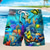 billiga Badkläder och strandshorts-Herr Badshorts Boardshorts Beach Shorts Snörning Elastisk midja 3D-utskrift Grafisk Djur Fisk Andningsfunktion Snabb tork Kort Ledigt Dagligen Helgdag Boho Hawaiisk Marinblå Blå Microelastisk
