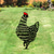 cheap Decorative Garden Stakes-Rooster Animal Stakes, Chicken Family Garden Silhouette Yard Art, Hollow Out Animal Shape Decor for Outdoor-for Lawns Backyard