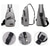 billige Herrevesker-crossbody sling bag for menn med usb-ladeport - ideell for reiser, fotturer og daglige pendler