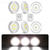 cheap Décor &amp; Night Lights-Cabinet Light COB LED Night Light for Bedroom Remote Control Closet Light Switch Button Stair Kitchen Bathroom