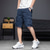 abordables Classique-Homme Short Cargo Shorts de Randonnée Multi poche Jambe droite Longueur genou Usage quotidien Classique Noir Bleu