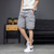 abordables Classique-Homme Short Cargo Shorts de Randonnée Multi poche Jambe droite Longueur genou Usage quotidien Classique Noir Bleu