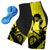 billige Shorts, tights og bukser for menn-Herre Grafisk Bokstav &amp; Nummer Morsom Sykkelveishorts Sykkelshorts Sykkel Fôrede shorts Bunner Formsydd Fjellsykling Veisykling sport 3D Pute Sykling Hurtigtørkende Fukttransport Gul Rød Spandex Klær